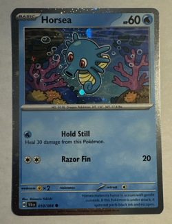 Lot of 3 Pokemon Kingdra ex 131 SVP Holo Promo Horsea 010/064, Seadra 011/064 NM - Image 3