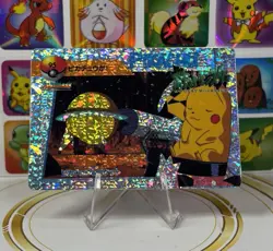 Pokemon Charizard Sticker Rare Vintage Vending Machine Holo prism Nostalgia - Image 1
