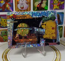 Pokemon Charizard Sticker Rare Vintage Vending Machine Holo prism Nostalgia - Image 3
