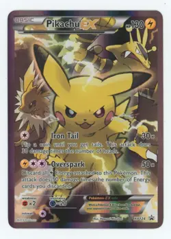 Pokemon XY Promos Pikachu EX Ultra Rare Promo #XY124 - Image 1