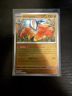 Hariyama 073/132 Reverse Holo Rare Mega Evolution Pokemon TCG - Image 1