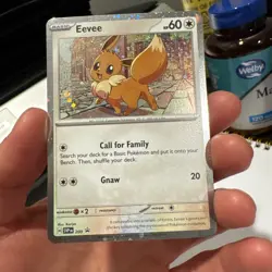 Eevee SVP200 Black Star Cosmos Holo Promo Destined Rivals - Pokemon TCG - Image 2