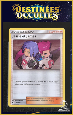 Carte Pokemon Jessie et James 58/68 Holo SL11.5 Destinees Occultes FR - Image 1