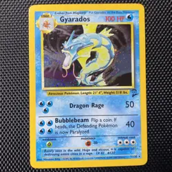 Gyarados 7/130 Base Set 2 2000 Holo Rare WOTC Pokemon - LP - Image 1