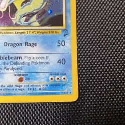 Gyarados 7/130 Base Set 2 2000 Holo Rare WOTC Pokemon - LP - Image 5
