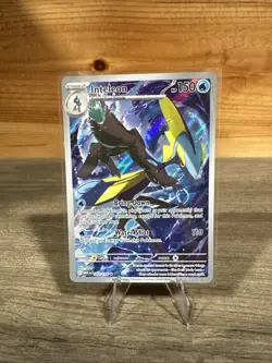 Inteleon 142/132 Illustration Rare IR Mega Evolution NM/M Pokemon Full Art Holo - Image 1
