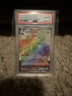 2021 Pokemon SWSH FA/Garbodor VMAX Evolving Skies #213/203 PSA 10 GEM MINT - Image 1