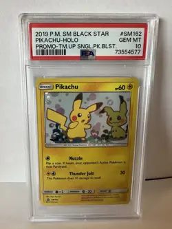PSA 10 Set Pokemon Team Up Promos Pikachu & Mimikyu SM162&SM163 Sun and Moon - Image 3