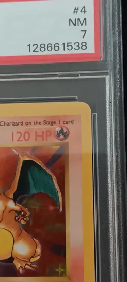 Pokemon '99 Shadowless Charizard Holo PSA 7- Original Owner, Strong Eye Appeal🔥 - Image 3