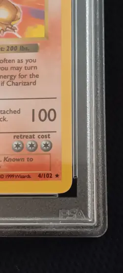 Pokemon '99 Shadowless Charizard Holo PSA 7- Original Owner, Strong Eye Appeal🔥 - Image 4