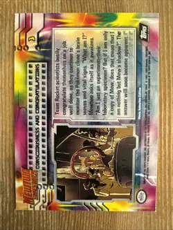 Consciousness And Congratulations Topps HOLO Mewtwo Strikes Back Pokemon - LP - Image 2