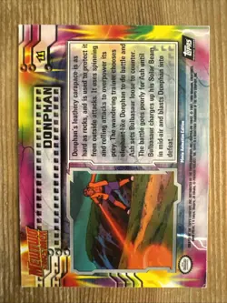 Donfan 11 Mewtwo Strikes Back Topps Pokemon Holo Black Label MP - Image 2