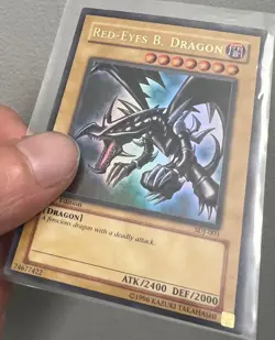 1st Edition Red-Eyes Black Dragon SDJ-001 Starter Deck Joey 2003 Konami Unplayed - Image 5