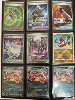 Pokemon Binder Lot Japanese & English Vintage - 95 Pack Fresh Cards & Binder! - Image 4