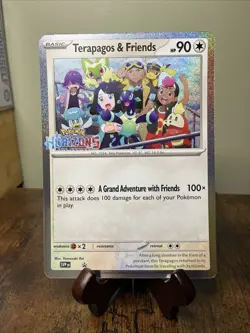 Pokemon Horizon Terapagos and Friends Oversized Jumbo Promo Card Stamp English - Image 1