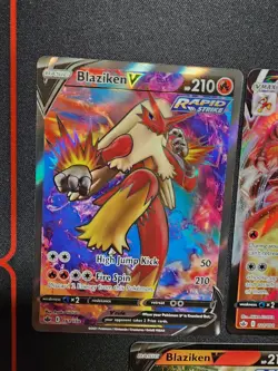 Pokemon Chilling Reign Lot of 3 Blaziken Cards - 2 V's + 1 Vmax - Image 2