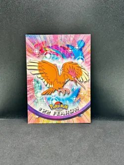 Fearow #22 Topps TV Animation BLUE Logo Pokemon Card LP - Image 1