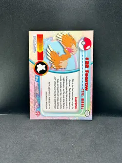 Fearow #22 Topps TV Animation BLUE Logo Pokemon Card LP - Image 2