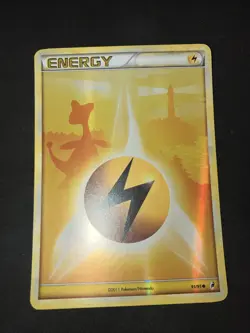 Pokemon TCG Card English Call of Legends Lightning Energy Reverse Holo 91/95 - Image 2