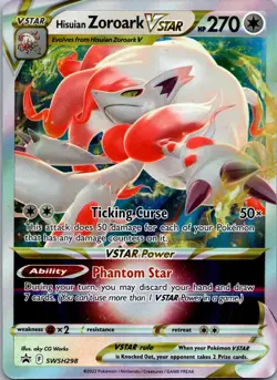 Hisuian Zoroark VSTAR SWSH298 SWSH: Sword & Shield Promo Cards NM - Image 1