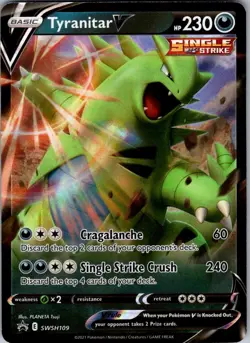 Tyranitar V - SWSH109 Promo Holo NM Pokemon SWSH: Sword & Shield Promo Cards - Image 1