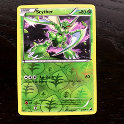 Scyther 4/108 Pokemon Dark Explorers Black & White Reverse Holo Rare Card VLP - Image 1