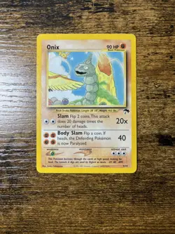 Onix 3/18 Southern Islands Promo Pokemon Card Rare Moderately Played - Image 1