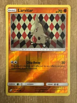 Larvitar 79/181 - Team Up Reverse Holo Common - Pokemon Card TCG - NM - Image 1