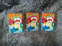 Pocket Monsters LOT(3) Vending Machine Prisim Sticker Cards - Image 2