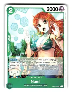 One Piece Royal Blood Release Event Card Nami OP10-033 UC - Image 1