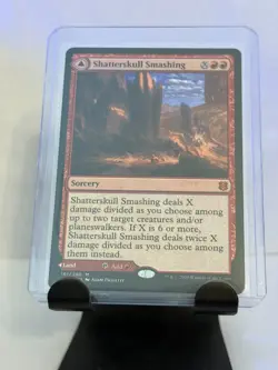 Shatterskull Smashing Zendikar Rising Regular Hammer Pass on reverse - Image 1