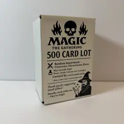 500 Magic: The Gathering Card Lot - Even Color Mix - Guaranteed Rares! - Image 1