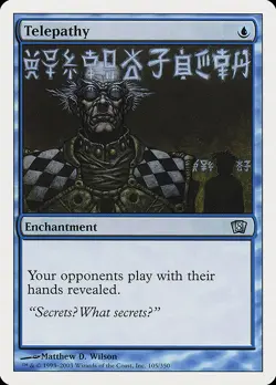 Telepathy Eighth Edition MTG NM - Image 1