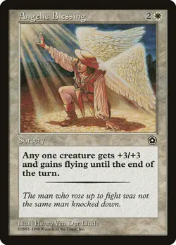 Angelic Blessing Portal Second Age MTG NM - Image 1
