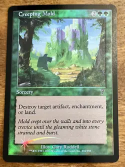 Magic the Gathering MTG - 7th Edition - Creeping Mold - Foil NM - Image 1