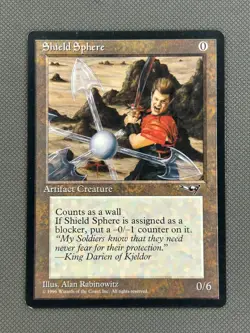 Magic the Gathering Shield Sphere Alliances Mint/ NM - Image 1