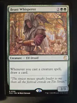 Beast Whisperer NM Ravnica: Clue Edition MTG FREE SHIPPING - Image 1