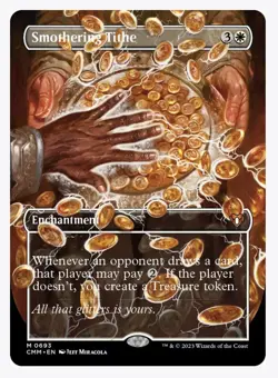 Smothering Tithe (Borderless) Commander Masters Regular - Image 1