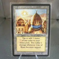 MTG Magic The Gathering MP Arabian Nights CITY OF BRASS - Image 1