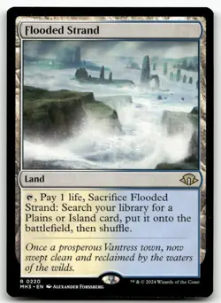 Flooded Strand #220 MTG Modern Horizons 3 NM X1 - Image 1