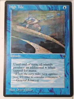 High Tide (Tucker) - Fallen Empires- Magic the Gathering MTG Nice! - Image 1