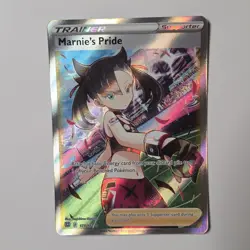 2022 Pokemon Marnie's Pride Trainer Brilliant Stars Art Holo #171/172 - Image 1