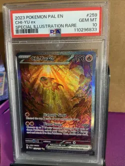 Pokemon TCG 2023 Pokemon Pal En Chi-Yu Ex Special Illustration Rare 259 PSA 10 - Image 2