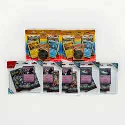 Pokemon TCG - Lot Of 5: Stellar Crown 3-Pack Blister & 2: SWSH 2 Pack Blister - Image 1