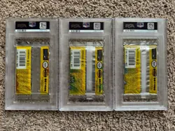 Pokemon Base Set - Collection Of 3 - PSA 8/9 - Booster Packs (RARE THIN FONT) - Image 2