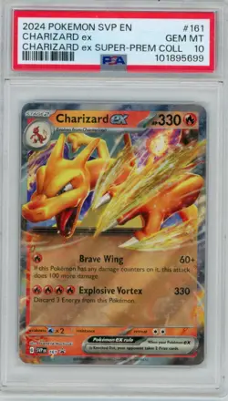 2024 Pokemon SVP Charizard EX 161 Super Premium Collection PSA 10 - Image 1