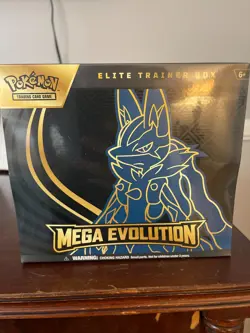 Pokemon TCG Mega Evolution Lucario ETB - IN HAND / SAME DAY SHIP - Image 1