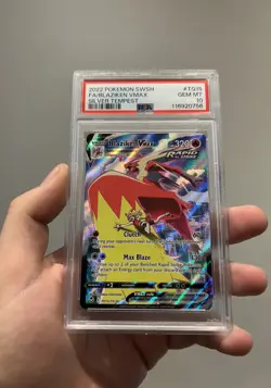 Pokemon TCG Blaziken VMAX TG15/TG30 Full Art Silver Tempest | PSA 10 - Image 1