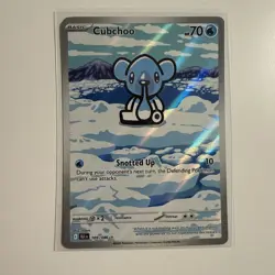 Pokemon TCG - Cubchoo - 109/086 - Illustration Rare - SV: Black Bolt - Image 1