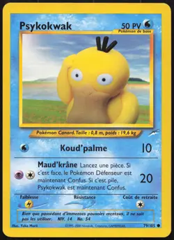 Carte Pokemon Psykokwak 79/105 Neo Destiny Francais - Image 1